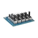 EQ Equalizer Board 5-Wege 10-15V Dual Power Supply Stereo Preamplifier with Volume Control for Audio Testing and Measurement Applications (5 Road)