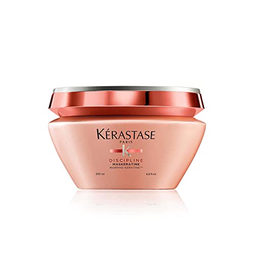 Kérastase, Discipline, Masque Nourrissant, Lissant & Anti-Humidité, Pour Cheveux Rebelles et Indisciplinés Moyens à Épais, Maskératine, 200 ml