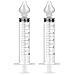 Mouche bébé, seringue nasale pour irriguer et nettoyer le nez du nourrisson sans douleur grâce à l'embout d’aspiration confortable - 2 pcs (10 ml)