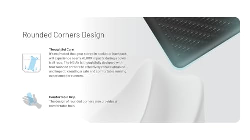 Nitecore NB Air 5000mAh Ultra Lightweight and Slim Power Bank, USB-C Port for Phones, Smart Watches, Earbuds, Flashlights, and Headlamps