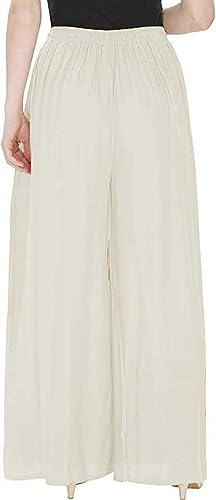 Fancy Star Women Super-Combed Cotton and Rayon Solid Full Length ...