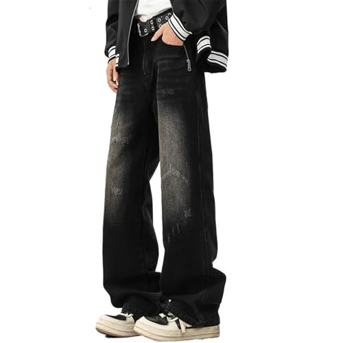 Men's Jeans American Vintage Wide-Leg Casual Pants