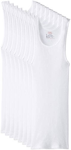 Hanes Men's Tall 8-Pack Big Comfort Soft A-Shirt Tank