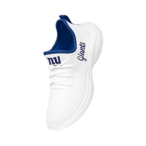 Image of FOCO NFL Womens NFL Team Logo White Athletic Shoes Sneakers