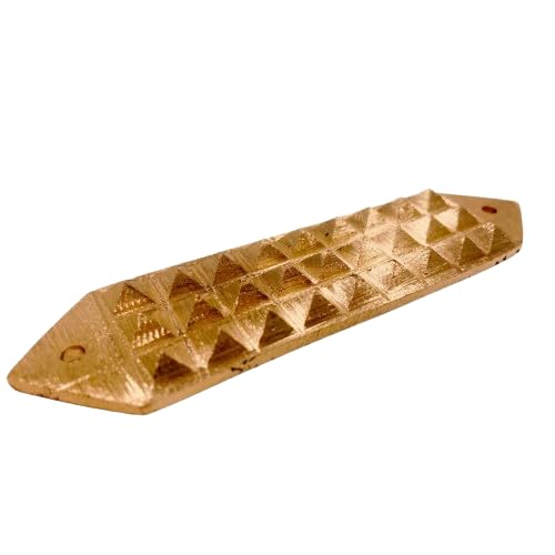 Copper Pyramid Divider Patti Strip for Partition and Dividing South Facing House & Office Vastu Remedies Size - 4 Inch