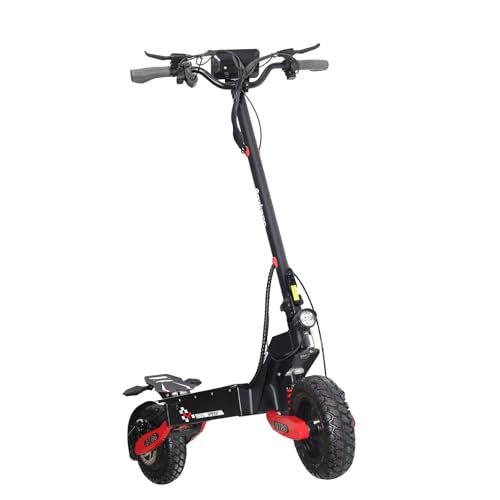 Image of Electric Scooter for Adults, 1200W Powerful Motor 11 inch Off-Road Tires, 30 MPH Top Speed & 20 /43 Miles Range, Dual Braking System, Foldable Commuter E-Scooter