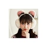 オシャレイヤーマフ 可愛い 耳あて 耳カバー もこもこ かわいい イヤーウォーマー レディース 秋冬 イヤーマフラー 裏ボア マフラー 厚手 あったか 暖かい ガールズ 小顔効果 おしゃれ 防寒対策 防寒グッズ 小物プレゼント ギフト 冬 アウトドア (ホワイト)