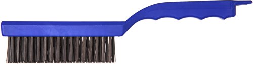 Image of SPARTA 4067000 Flo-Pac Carbon Steel Griddle Brush, Grill Cleaning Brush, Kitchen Brush With Hanging Hole For Kitchen, Restaurant, Home , 11 Inches, Blue, (Pack of 12)