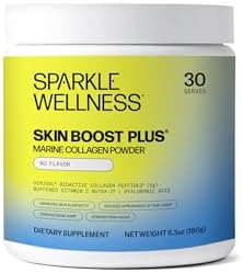 Marine Skin Boost Plus (No Flavor) [30-Serves] | Collagen Powder Supplement with Marine-derived VERISOL Bioactive Hydrolyzed Collagen Peptides, Vitamin C & Hyaluronic Acid