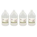 TOA Hydrating Body Spa Massage Oil Unscented Case of 4 Gallons