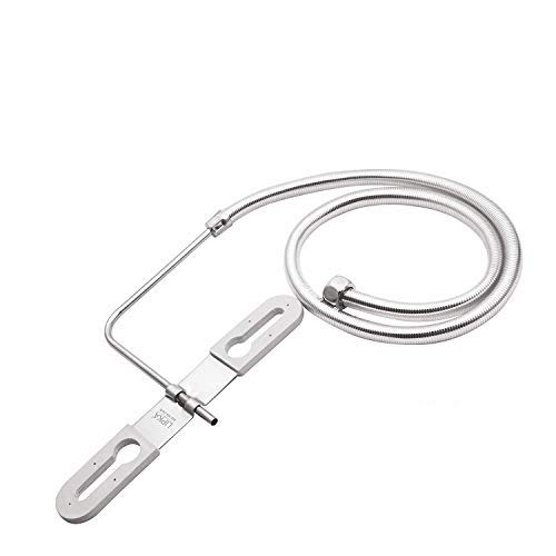 Lipka Stainless Steel Crystal Deluxe Jet Spray with Heavy PVC Hose - 1 Meter (B0827LFDB4) Amazon Price History, Amazon Price Tracker