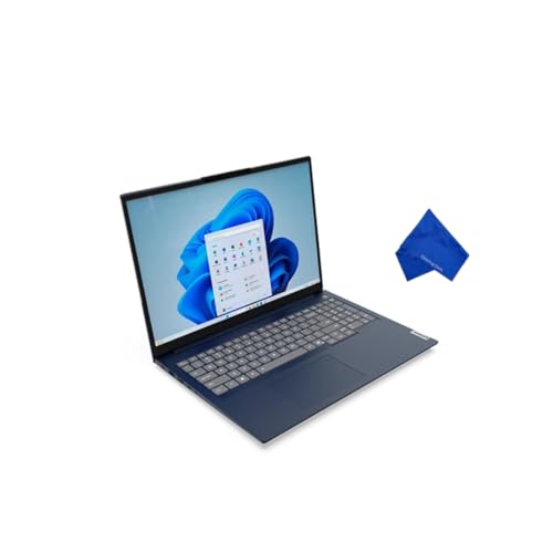 Lenovo ThinkBook 16 Gen7 16" WUXGA Laptop - AMD Ryzen 7 7735HS, 16GB RAM, 512GB SSD, Windows 11 Pro, Newest Model (with Microfiber Cloth) - Cosmic Blue (21MW009GUS) by Lenovo - Used condition - CA$750.05