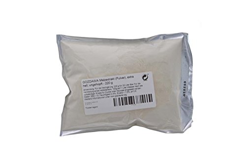 GOZDAWA Extracto de malta (polvo), extra claro, sin sacapuntas, 220 g.