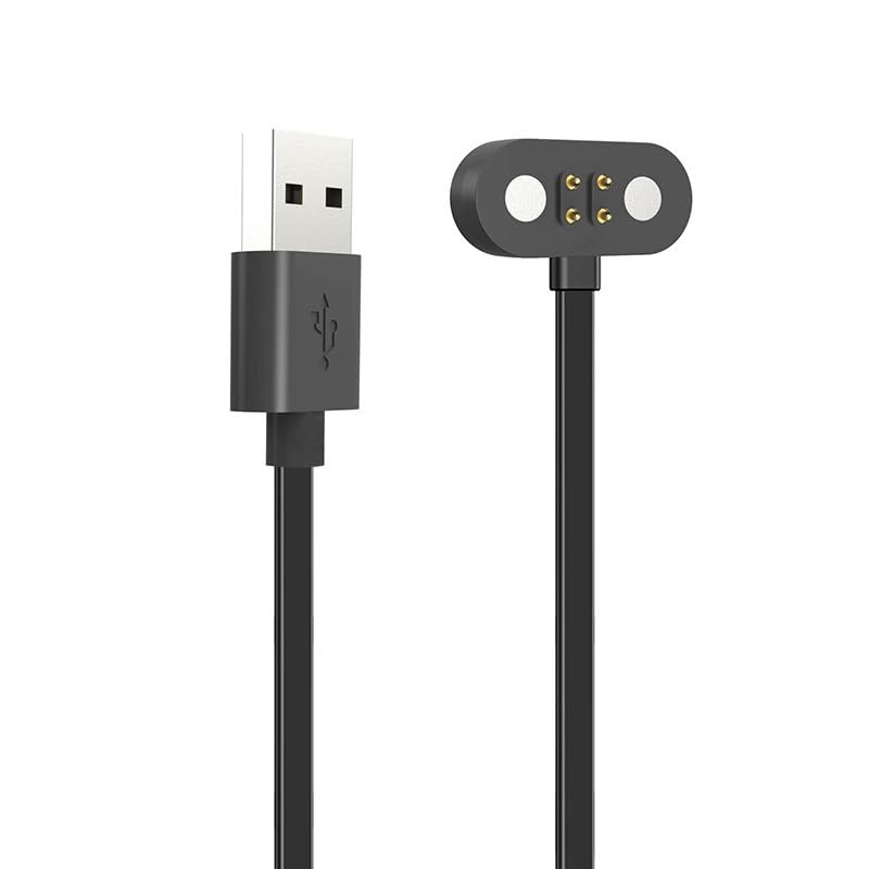 4pin Magnetic Charging Cable for Run Plus, Purra Run, HaptiFit Terra, Aerra Wireless Bluetooth Bone Conduction Headphones,Open-Ear Bluetooth Headphones Charger USB Charging Cord