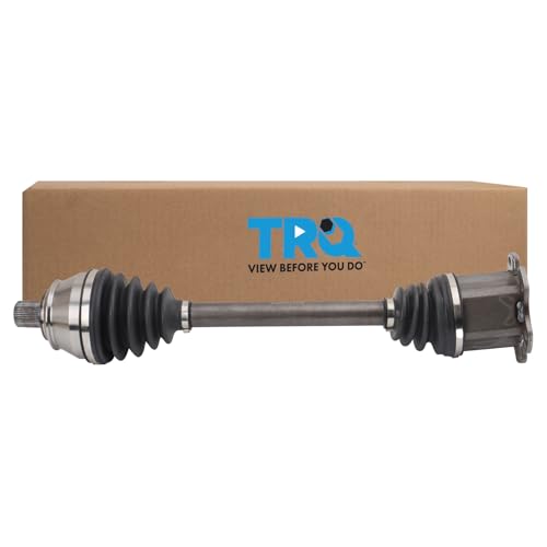 TRQ Front CV Axle Shaft Assembly Compatible with 06-11 Audi A6 07-10 A8 Quattro