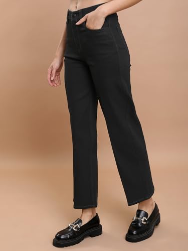 Image of Tokyo Talkies Women High Waist Straight Fit Jeans