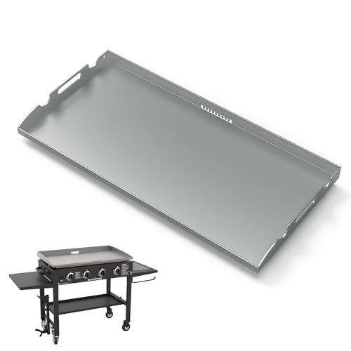 Upgrade Flat Top Griddle Insert for Blackstone 36 Inch Tabletop Griddle Powder Coated Steel Grill Cooking Plate Replacement Parts w/Rear Grease System for 1565 1554 1560 1803 1818 1820 1825 1836 1841