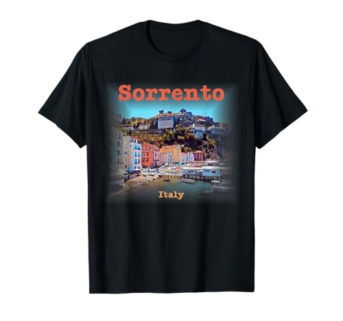 SORRENTO, panorama of the marina , SOUVENIR T-Shirt