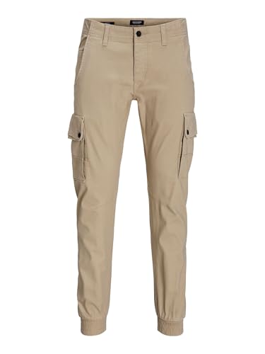 Pantalon cargo homme Paul JACK JONES coupe ajustée anti-serrage