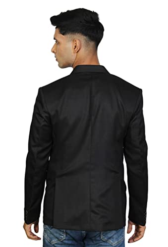 Image of Men's Casual Slim One Button Solid Blazer