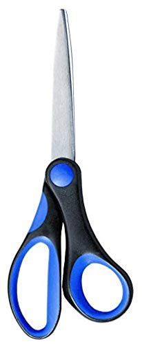 Fiskars Oficut Ciseaux universels Gold, Longueur totale: 21 cm, Pour droitiers et gauchers, Bleu/Noir, 1004718 Cover