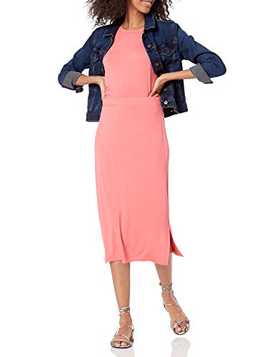 Image of Amazon Essentials Women's Pull-On Knit Midi Skirt with Elastic Waist, Stretchy (Available in Plus Size)