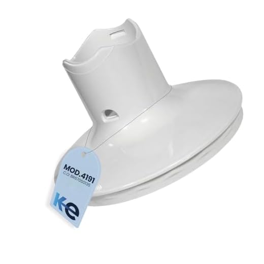 ANAKEL HOME Ersatzdeckel für Zerkleinerer BR67050135, kompatibel mit Braun Zerkleinerern mit 500 und 1000 ml, Kunststoff, weiß, 135 x 135 x 85 mm, Spitze im Becher: Ø 12,9 mm