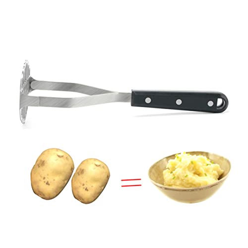 Kartoffelstampfer, 1 Stück Reispresse, Küchenwerkzeug, Reispresse, Handwerkzeug, Obststampfer, Kartoffelpresse, Kartoffelstampfer, Kartoffelsieb, Küche, Kartoffelstampfer, Handpresse, Metall, Kartoffe