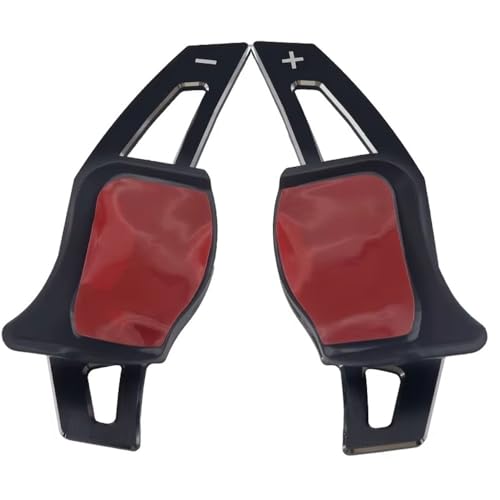 �J�[�n���h�� �p�h���V�t�g Compatible With Beetle For Scirocco For Touareg R32 For Eos �Ԃ̃X�e�A�����O�z�C�[���V�t�g�p�h��(Black)