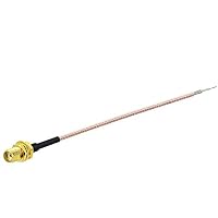 Eightwood 868 MHz Antenne Kipp-und-Schwenkbar NFC RFID Antenne SMA Stecker + SMA Buchse Pigtail Kabel RG178 15cm 6inch für GSM Wireless WiFi Homematic CCU3 CCU2 CC1101 Ham Radio MEHRWEG – Ansicht 9