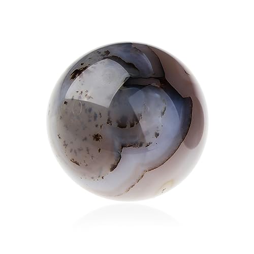 NKlaus Ágata dendrita, piedra preciosa, ágata paisajística, 50 mm, balance energético, piedra natural 14925