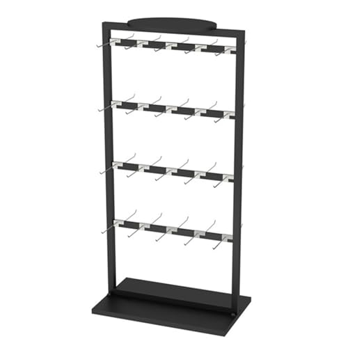 DETMOL Commercial floor stand, freestanding storage rack for socks, lingerie, scarves and gloves, ideal for clothing stores and boutiques
