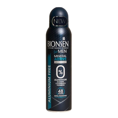 Bionsen Mineral Active for men spray | |Japanese Minerals | 48 Hrs Protection |150ml
