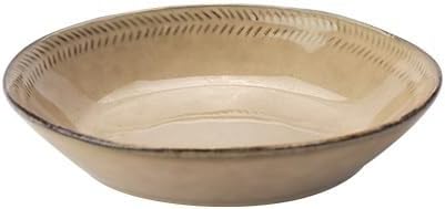 Camping Plates Retro Ceramic Large Fruit Bowl Retro Large Vegetable Bowl with Large Capacity Decorative Plate