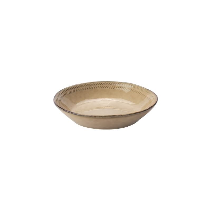Talerze retro ceramiczna duża miska na owoce retro duża miska na warzywa o dużej pojemności talerze obiadowe (B, 7 szt.)