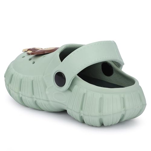 Image of GLJ Little Wonders Kids Clogs, Water Shoes for Girls and Boys, Penguin Design, Toddler Sizes
