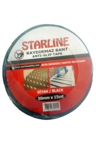 Siyah Kaydırmaz Bant 50Mmx15 Mt