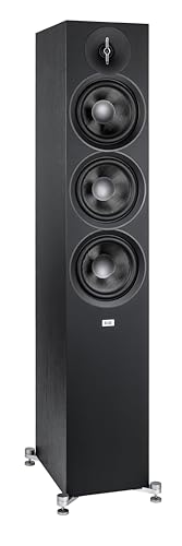 ELAC Altoparlante da pavimento Debut F6.3 – ideale per la riproduzione musicale tramite il tuo impianto stereo anche come parte di un sistema surround 5.1, suono leggendario, design elegante,