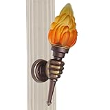 【Lumière variable】 La lampe torche murale elle-même a une douille E27 (sans ampoule) pour des ampoules jusqu'à 40 watts. Convient aux ampoules LED, aux ampoules halogènes écologiques et aux ampoules à économie d'énergie. Vous pouvez changer les lumières à tout moment.