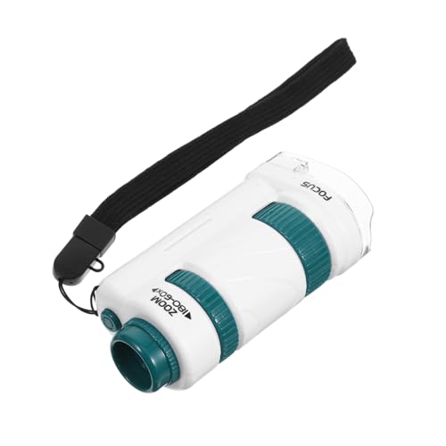 Toddmomy 1 Juego De Microscopio Portátil Microscopio Digital De Mano Microscopio para Lupa Biológica Simple Microscopio De Aprendizaje Temprano Microscopio De Bolsillo para