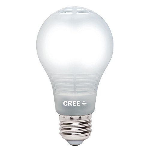 Cree BA19-08050OMB-12DE26-3_120 60W Equivalent 5000K A19 LED Light Bulb with 4Flow Filament Design (8 Pack), Daylight