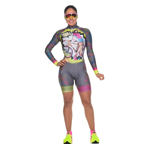 Combinaison triathlon manches longues pour s'entraîner au cyclisme en nature