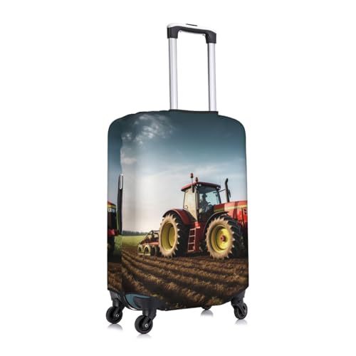 Tractor Farm Travel Luggage Cover Suitcase Protector Washable Elastic Suitcase Cover Anti-Scratch Luggage Protector Travel Suitcase Baggage Cover Fits 18-32 Inch Suitcase Large3