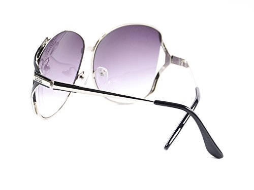 Goson Women's Gradient Oversize 65 mm Sunglasses4