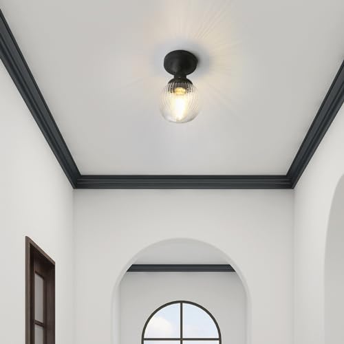 Pathson Modern Semi Flush Mount Ceiling Light for Living Room, Foyer, Hallway, Bedroom, Kitchen Sink