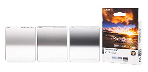 COKIN NUANCES Extreme Soft Grauverlaufsfilter Set – ND4/ND8/ND16, 130mm, Schlagfestes Glas