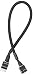 Produktbild BitFenix BFA-MSC-AUD30KK-RP Audio-Kabel, Schwarz