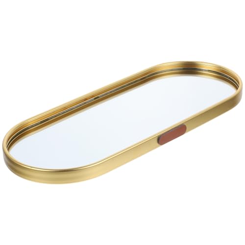 SUPVOX Bandeja para Joyas y Perfumes Dorada...