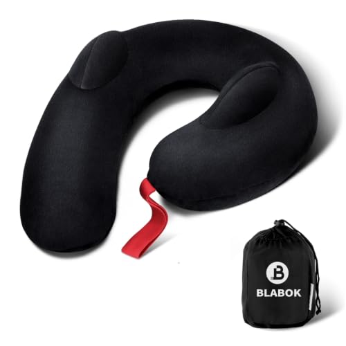 Patented Design Inflatable Travel Neck Pillow