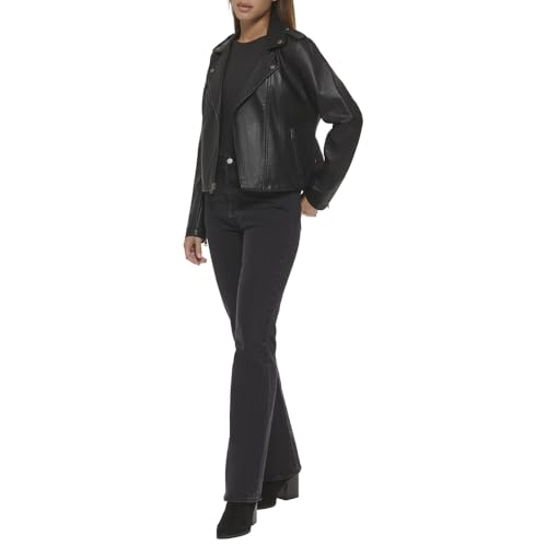 Image of Levi's Women's Classic Faux Leather Moto Jacket Coat